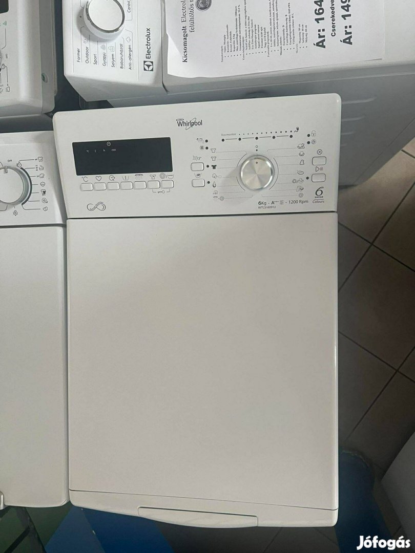 Felújított Whirlpool Wtlsi 60912 Mosógép Hfv867 3-6 hó